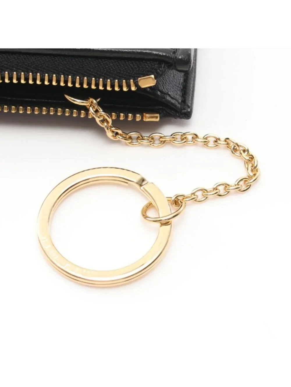 Miu Miu Coin Purse Matelasse'miu Matelasse Leather Card Case
